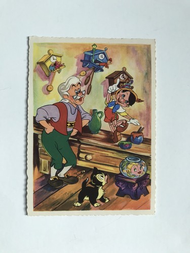 Pinocchio cartolina originale - pinocchio-,