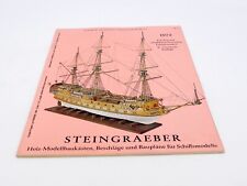 STEINGRAEBER ANCIEN CATALOGUE 1972 MAQUETTES EN BOIS BATEAUX