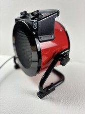 Piccolo Termoventilatore rosso a cilindro - Stufetta