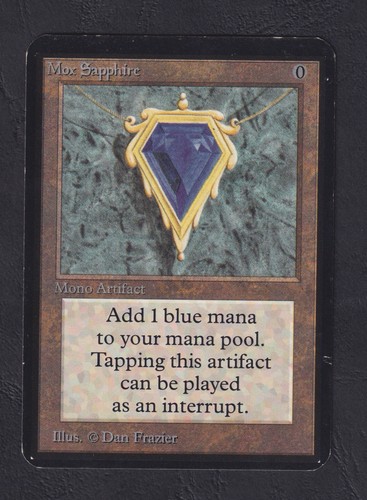 Magic mtg mox sapphire - mtg,