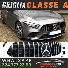 MERCEDES CLASSE A W177 +2018 -> GRIGLIA GT ANTERIORE "CHROME" PANAMERICANA AMG