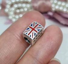 Charm Pandora Union Jack autobus a due piani originale 💕 S925 ALE R25