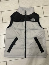 Smanicato The North Face Bicolore GrigioE Nero Maxi Imbottito Taglia L Antivento