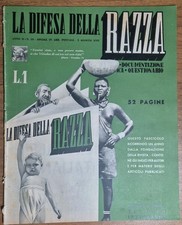 LA DIFESA DELLA RAZZA 1939