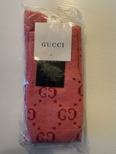 Calze gucci rosa glitter - calze,
