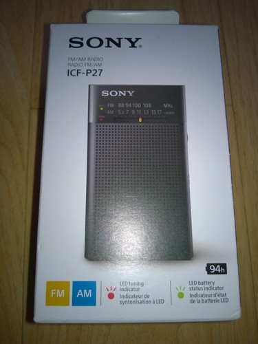 Sony icf p27 radio - sony, portatile