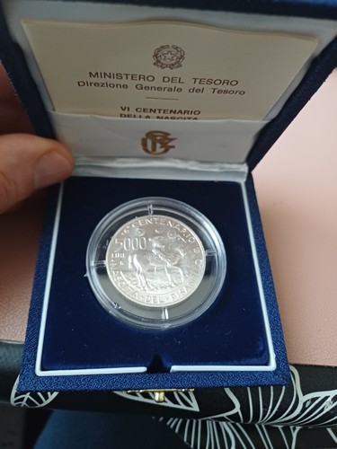 Italia repubblica moneta - italia, 5000
