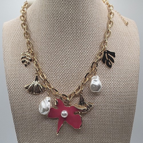 Collana con ciondolo - , catena