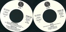 DISCO 45 GIRI            MADONNA / SEAL ‎– RESCUE ME // CRAZY
