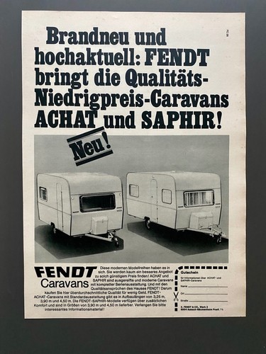 Fendt caravan roulotte - roulotte, agata