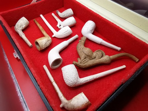 Mixture ten clay - pipes, a