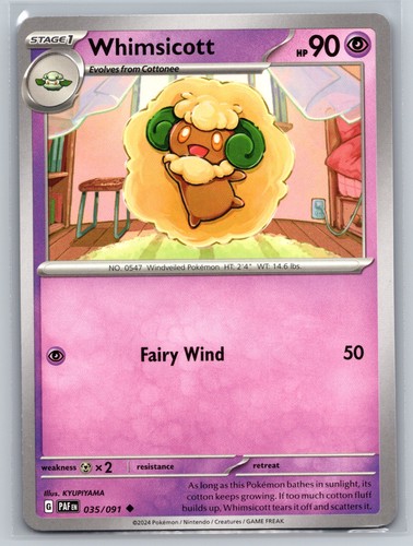 Whimsicott 035 091 destino - whimsicott, 035/091