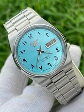 Orologio Vintage Seiko 5 Uomo Automatico Quadrante Arabo 7009 Giorno/Data