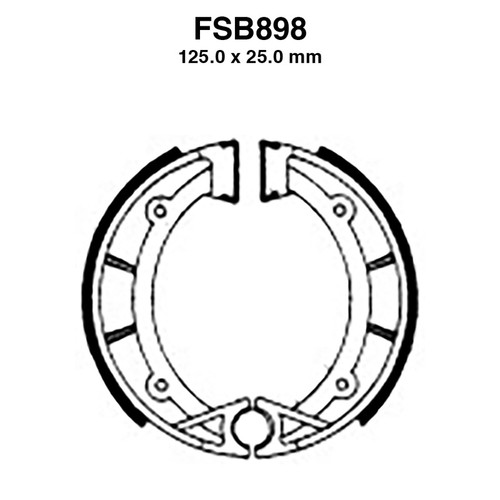 Ganasce ferodo fsb898 ebc - ganasce,