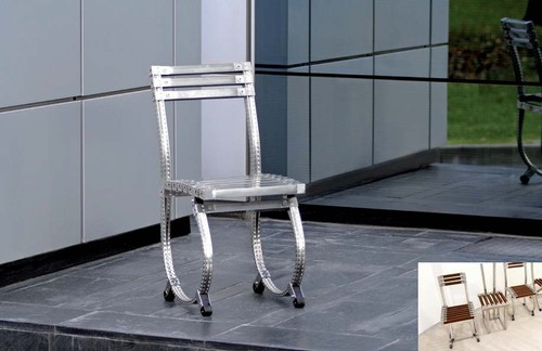 Sedia con gambe - gambe, tonde