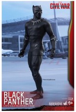 HOTTOYS CAPTAIN AMERICA CIVIL WAR BLACK PANTHER MMS363 1/6 completo