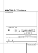 Harman Kardon AVR-4500 Ricevitore AV Manuale del proprietario