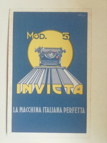 Cartolina pubblicitaria - cartolina,