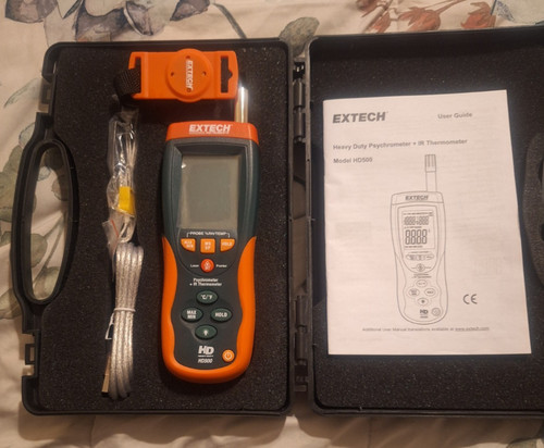 Extech hd500 psychrometer - extech,