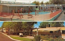 Las Vegas Nevada Kings Row Trailer Park Vintage Postcard JE359099