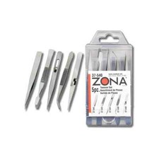 Zona set varietà pinzette - zona,