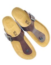 Ciabatte sandali infradito uomo cuoio vera pelle artigianali numeri dal 40 al 46