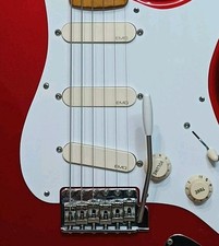 Leva Gilmour RED STRAT 5⅕ SHORT ARM Vintage'57 FENDER 10/32 Bridge 3/16 Bar