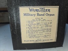 WURLITZER 165 BAND ORGAN ROLL