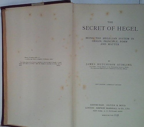 The secret hegel - secret,