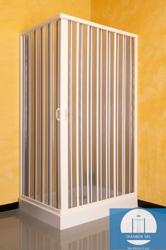 Box doccia cabina angolare pvc - angolare,