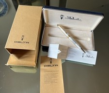 NUOVA  PENNA SFERA DELTA GRAFFITI 24 BALLPOINT SILVER ARGENTO 925 VINTAGE