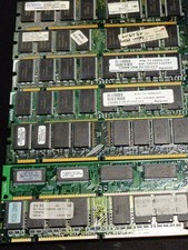 7 Moduli RAM 128mb Pc133