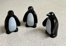 Lego Duplo Pinguino Bianco Nero Ricambio Zoo Antartide Acqua Polare Lotto di 3