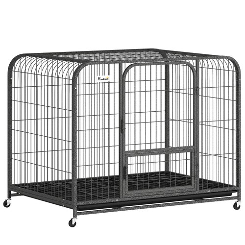 Gabbia per cani acciaio con - acciaio,