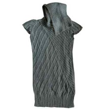 Doralice by Manila Grace – 2 – Maglione smanicato in mohair bluette