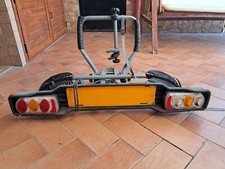 portabici auto,color nero, due posti bici, piegovole, gancio traino