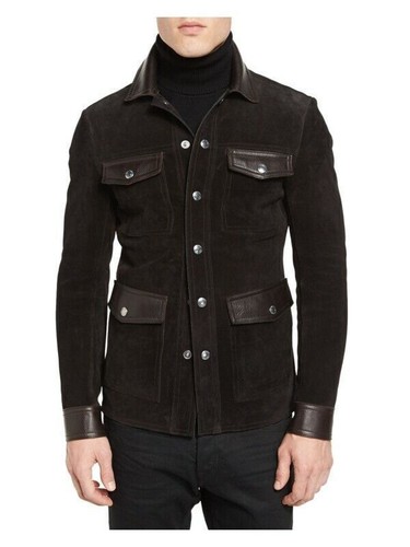 Lusso uomo camoscio marrone - lusso,