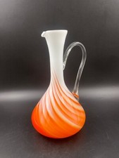 Brocca Caraffa versatoio Vetro Murano fiamma  Vintage