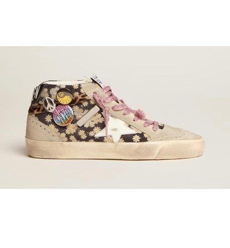 Sneakers golden goose mid star - golden,