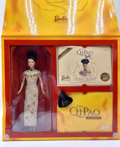 Bambola barbie golden - golden, qi-pao