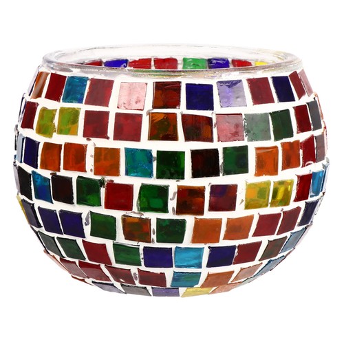 Porta candele mosaico - porta,