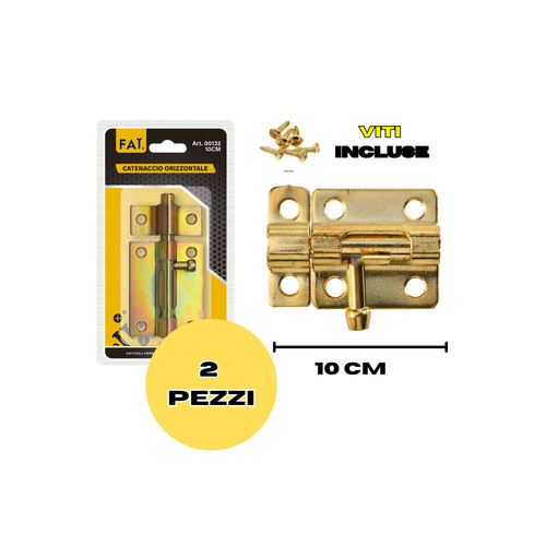 Catenaccio orizzontali 6cm - catenaccio,