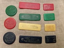 11 Gettoni Bachelite Token Fiques FRATELLI BRANCA MILANO FERNET