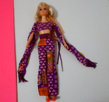 BAMBOLA BARBIE VINTAGE #1153 LIVE ACTION INDOSSATA # 1175 VESTITO CHRISTIE ANNI 70 BELLA