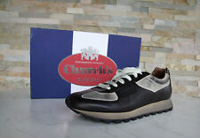 Church's Eu 41 UK 7 Sneakers Scarpe Basse Shanghai Ebano Nuovo Origin.
