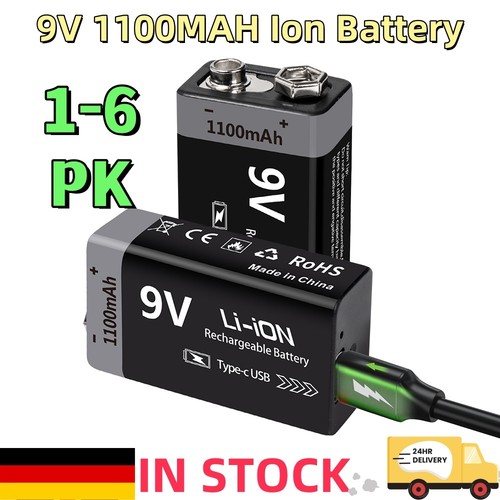 Confezione batteria 5pz 9 - confezione, 9v