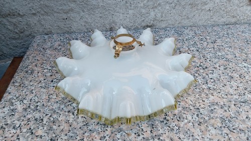 Piatto lampadario opalina - piatto,