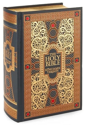 Leatherbound holy gift bible - gift,
