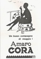 ADVERTISEMENT 1928 BITTER CORA