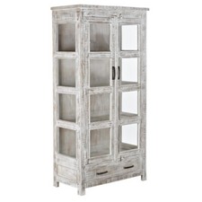 VETRINA LEGNO MASSICCIO